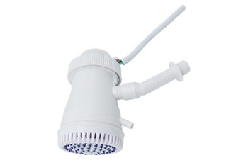 Regadera Electrica Con Tubo 10cm, 3 Temp 5500W Meer RSE301.