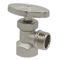 Valvula Angular 1/2" H*M Volante Economica, Cnx VA-E