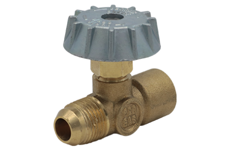 Válvula Aguja H*M, 3/8" FLARE" 1/4" NPT, Cnx VAHM1006
