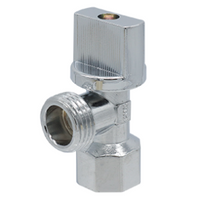 Valvula Angular 1/2"H* 3/8"M Volante Plano, Cnx VAP-06