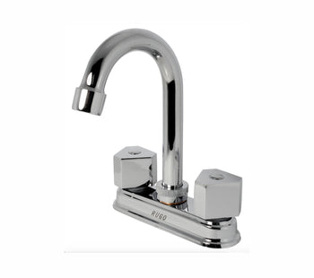 Mezcladora Lavabo Cromada Tipo Bar Maneral Rhin Rugo 24-IR