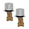 Juego Llave Empotrar Compacta Roscable Cartucho Ceramico Rugo 34-I