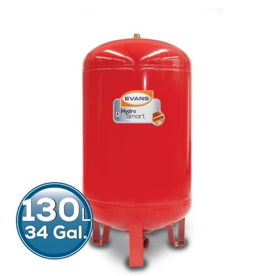 Tanque Hidroneumático Hydro-Mac  de 130L vertical Evans EQTH-130VE