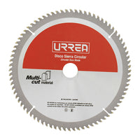 Disco sierra circular para aluminio 7 1/4" 48 dientes Urrea DSA748***