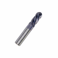 Cortador Vertical Bola Carburo 1/2" 4 FLT 1/2" x 1/2" x 1" x 3" Brillante Cleveland C142132