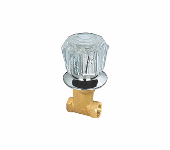Válvula para Regadera Roscable Maneral Acrílico CNX VRR-02C
