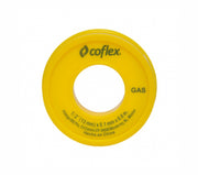 Cinta Teflón Selladora para Gas Amarilla de 1/2" x 6.6 m Coflex WTG12-60