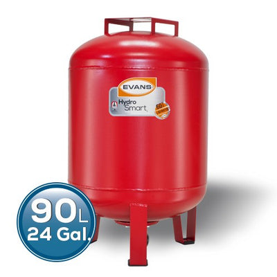 Tanque Hidroneumático Hydro-Mac  de 90L Vertical Evans EQTH-090VE